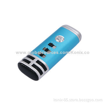 Mini Pocket Microphone Karaoke Player, Supports MP3 Player/iPad
